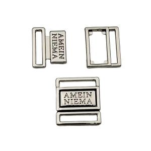 Custom Metal Logo Buckle for Bikini Swimwear 
