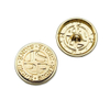 Custom Logo Metal Alloy Button for Up Shirt Clothing