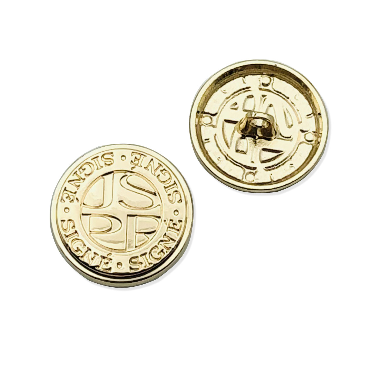 Custom Logo Metal Alloy Button for Up Shirt Clothing