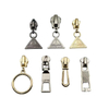 Custom Logo Metal Zipper Pulls #3 #5 #8