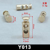 Metal Drawstring Toggle Cord Lock Stopper 