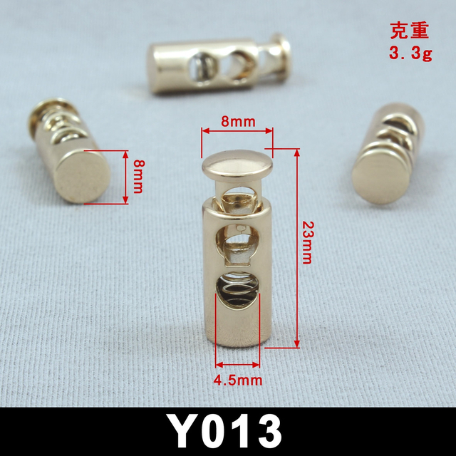 Metal Drawstring Toggle Cord Lock Stopper 
