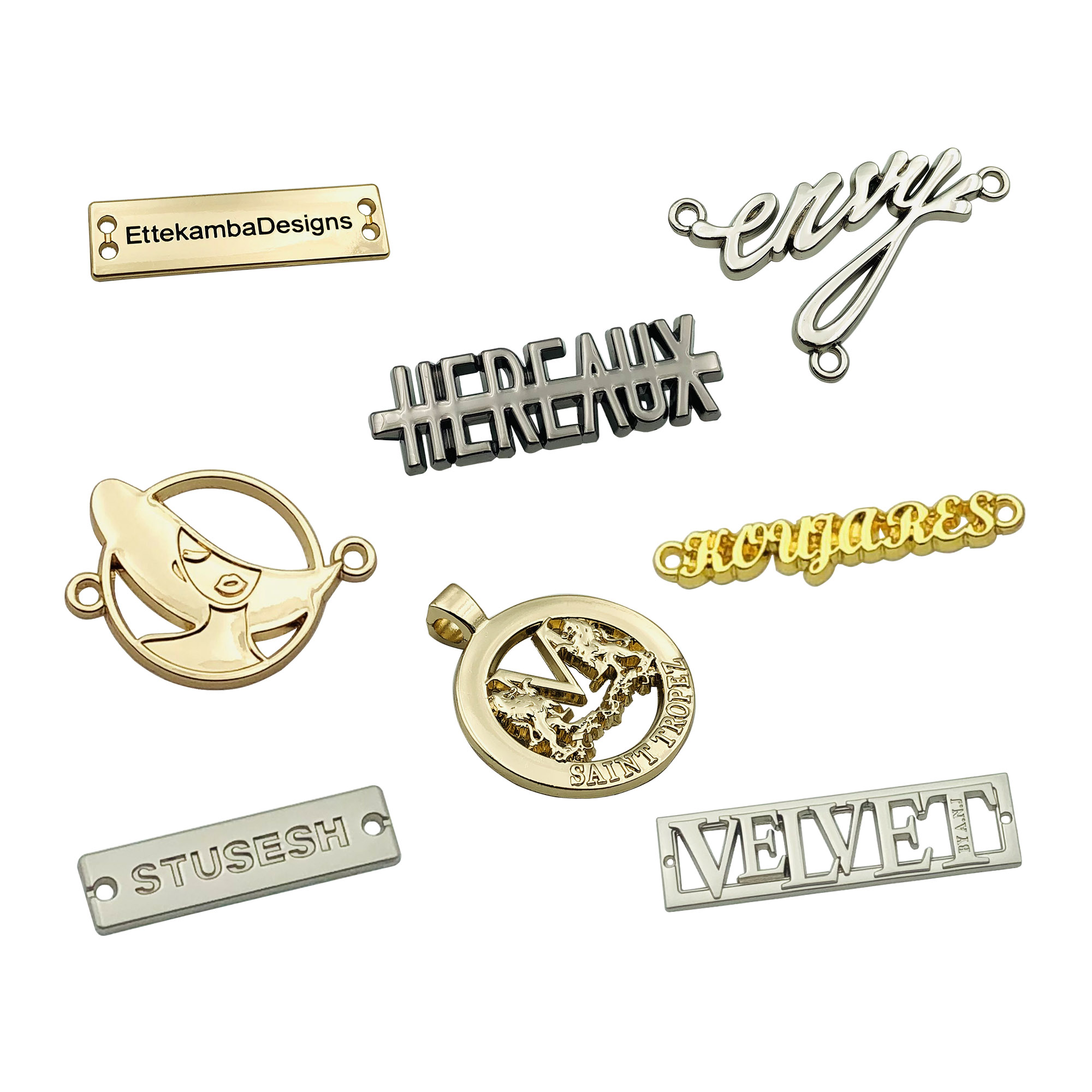 Custom Metal Clothing Label
