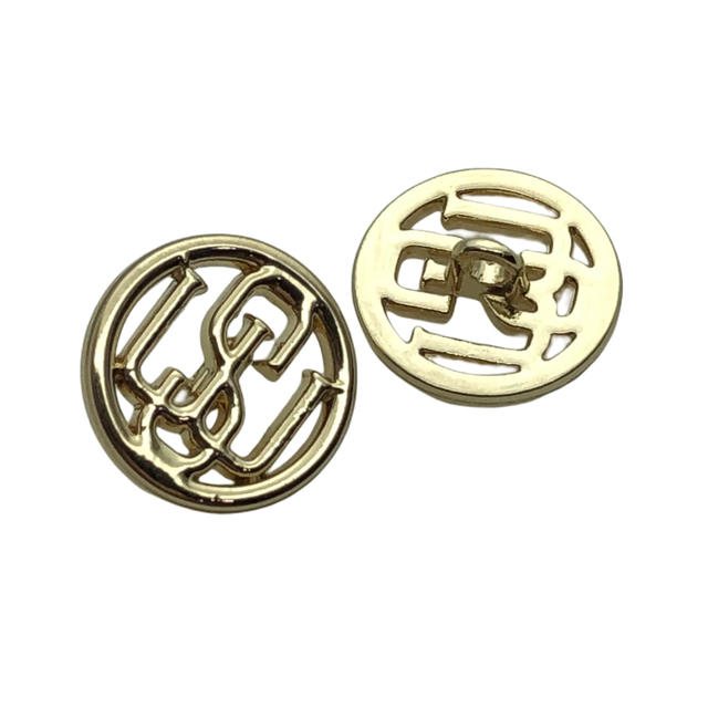 Custom Logo Metal Alloy Button for Up Shirt Clothing