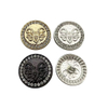 Custom Logo Gold Metal Sewing Shank Buttons for Coats Clothing