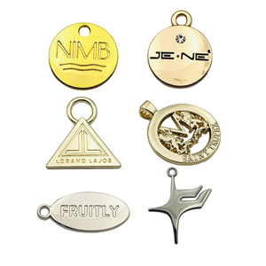 Custom Metal Logo Jewelry Pendant Charm