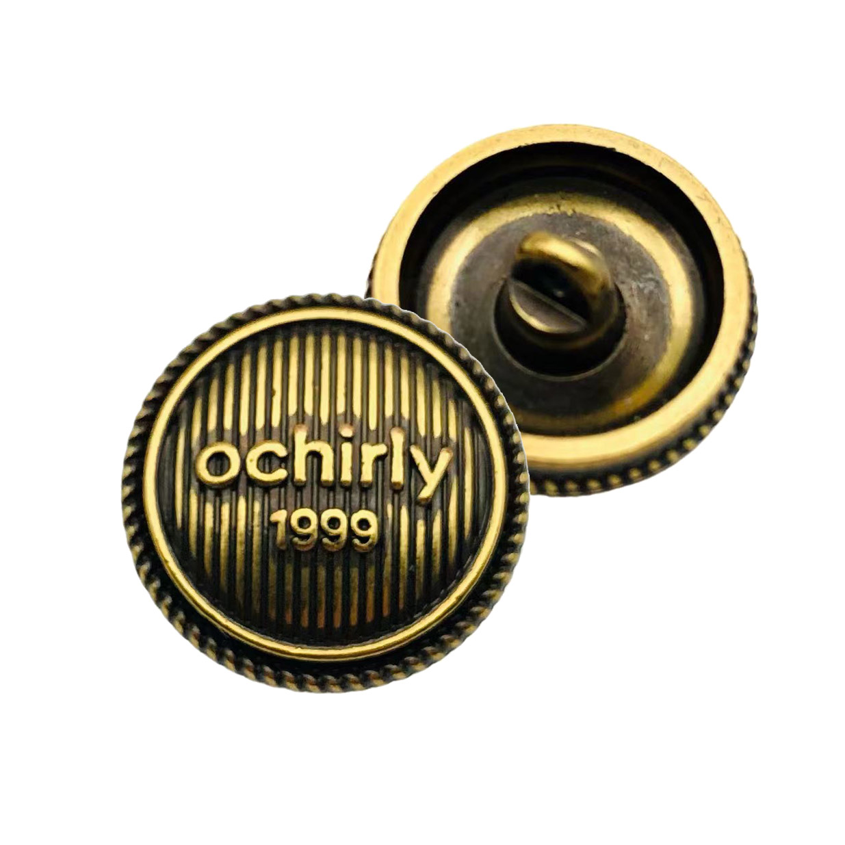Custom Logo Metal Alloy Button for Up Shirt Clothing