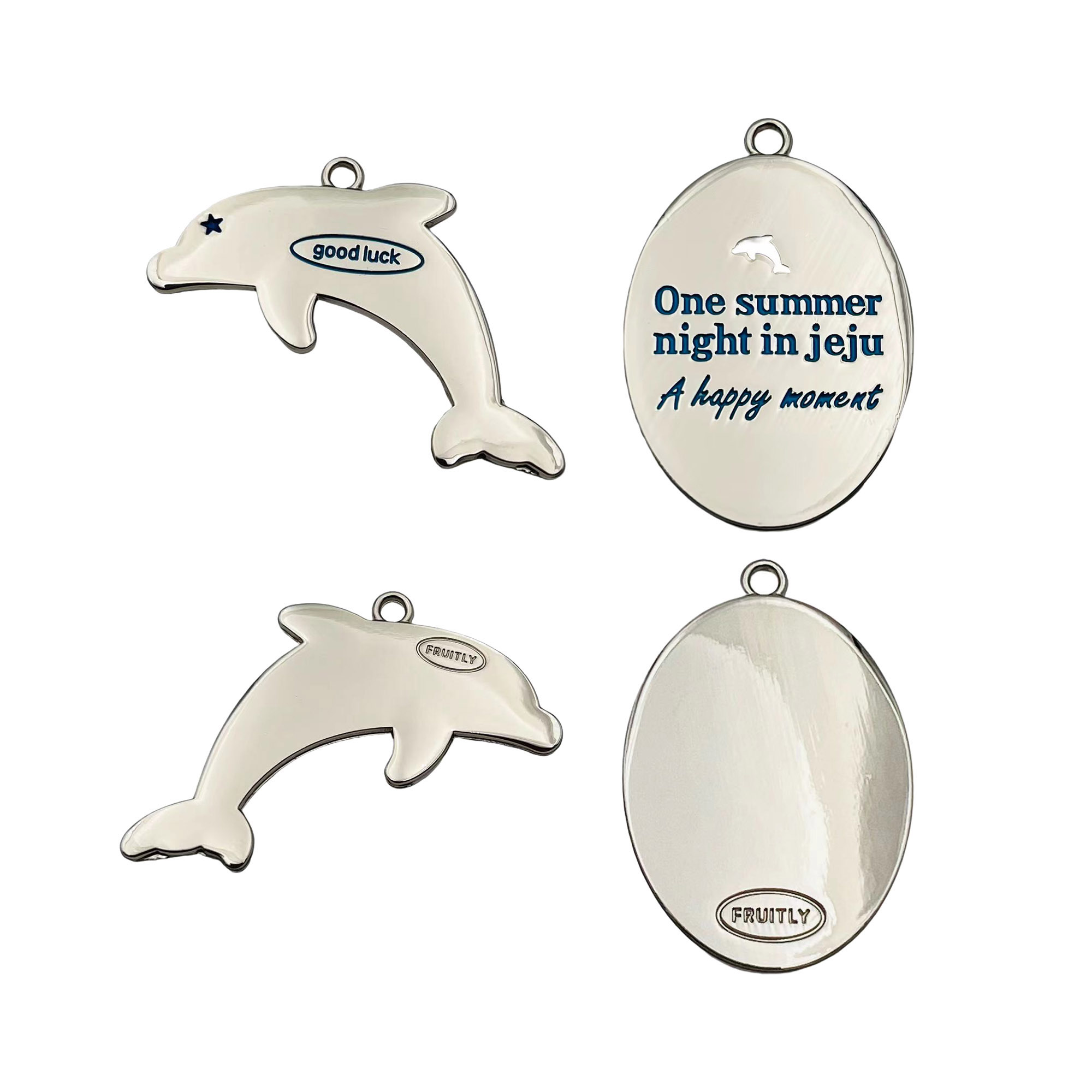 Custom Metal Logo Jewelry Pendant Charm