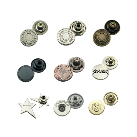 Custom Buttons For Denim Jeans