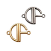 Customized Metal Brand Logo Label Tag for Scarf Garment