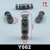Metal Drawstring Toggle Cord Lock Stopper 