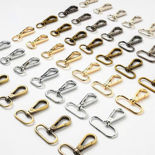 Metal Swivel Lobster Clasp Snap Carabiner Hook for Handbag Hardware Accessories