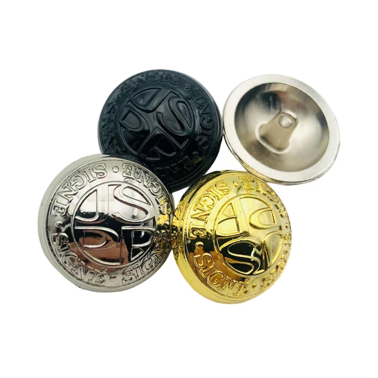 Custom Logo Metal Alloy Button for Up Shirt Clothing