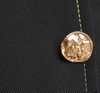 Custom Logo Gold Metal Sewing Shank Buttons for Coats Clothing