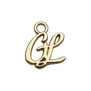 Bracelet Tags with Logo Custom Letter Pendant