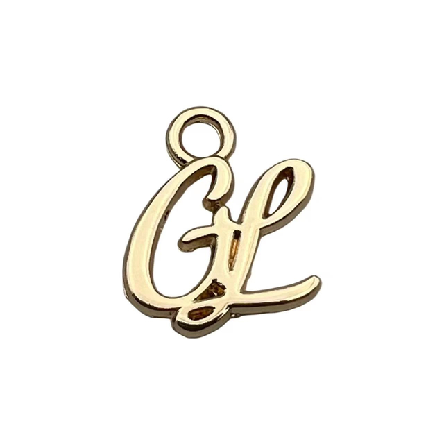 Bracelet Tags with Logo Custom Letter Pendant