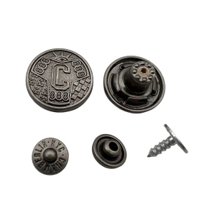 Custom Denim Jeans Buttons And Rivets